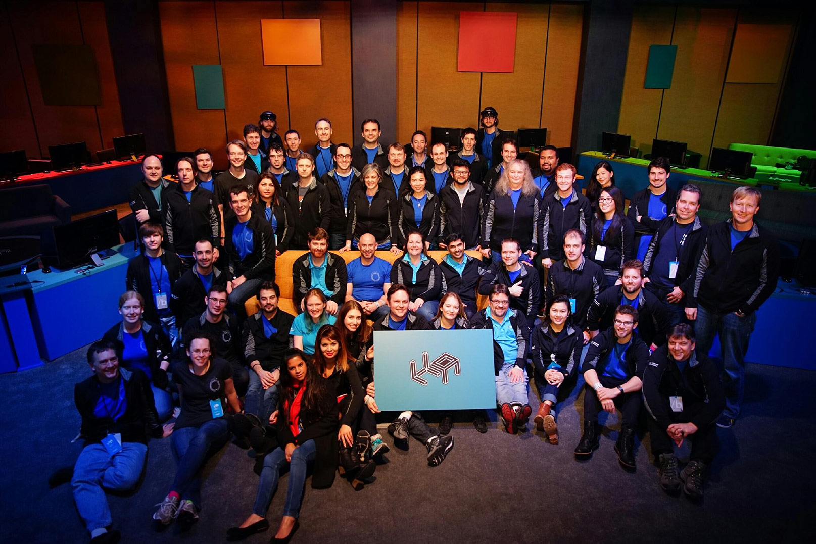 Dona Sarkar and the HoloLens team at Build 2016.