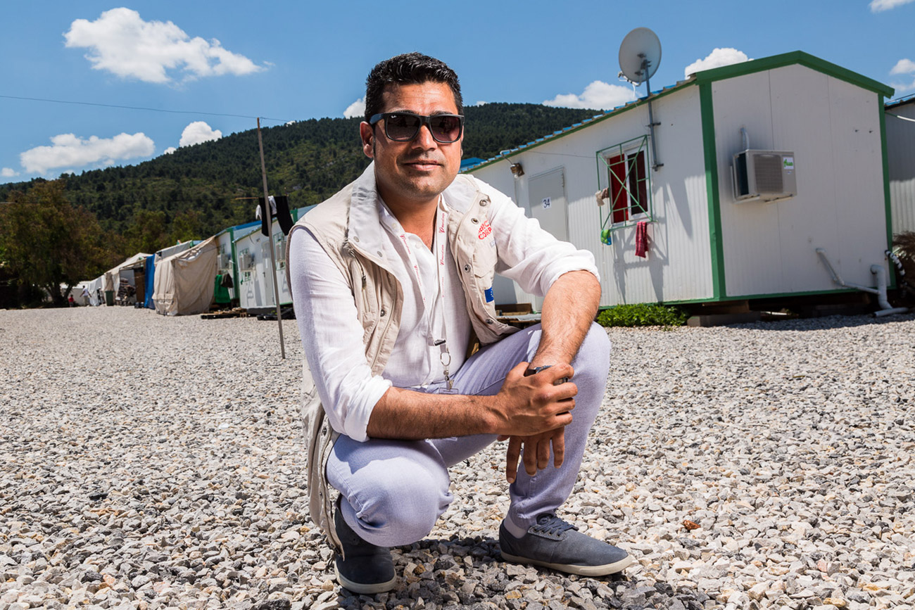 Farhad Agajani giving back to refugee community.