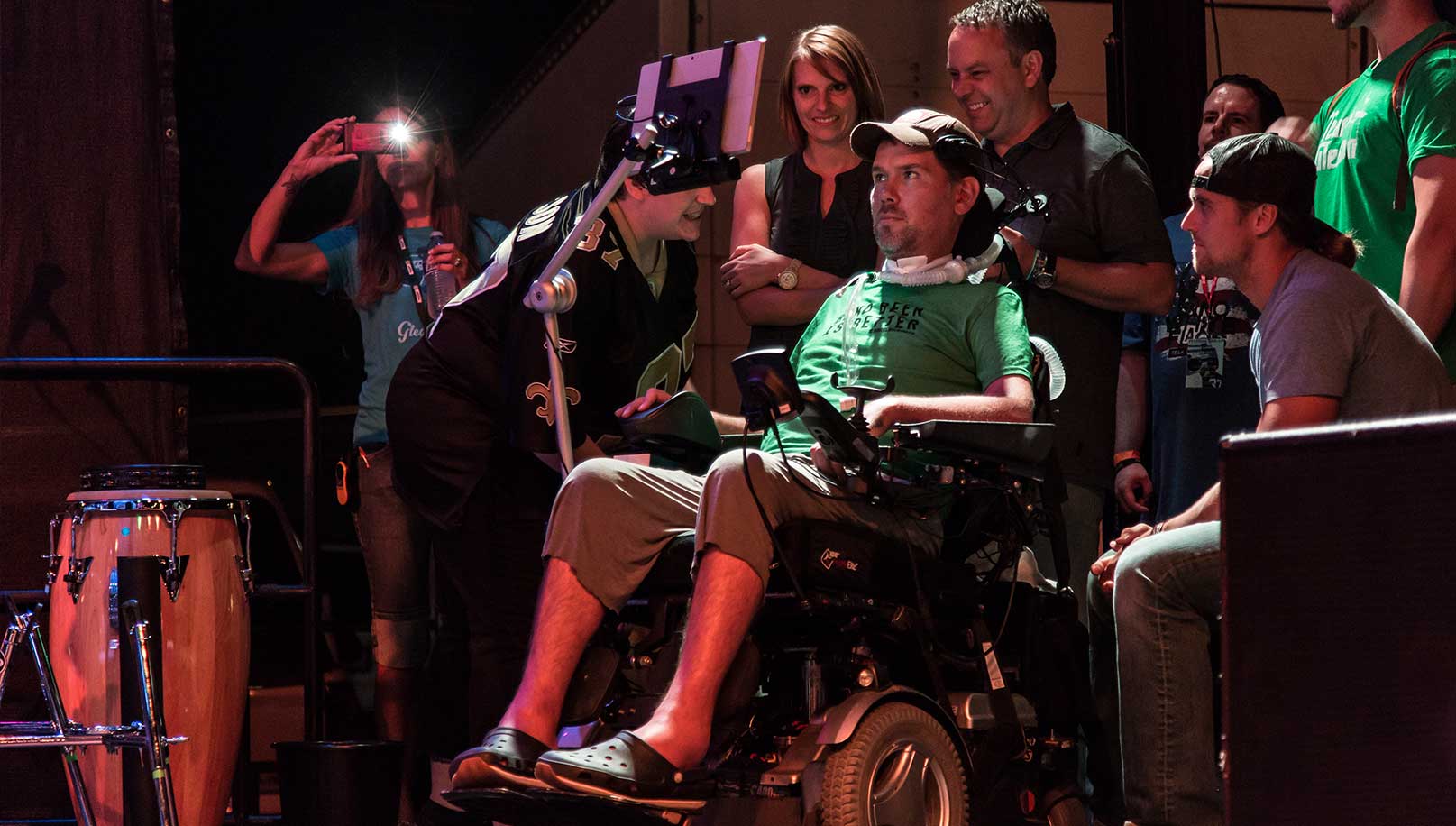 Steve at Gleason Fest